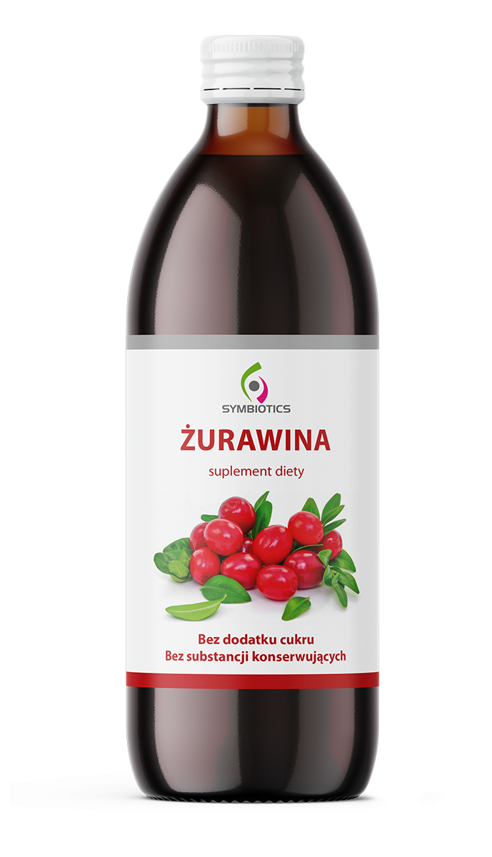 EkaMedica Symbiotics Sok z Żurawiny bez konserwantów - 500ml