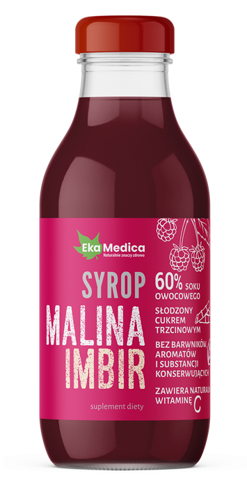 EkaMedica Syrop Malina Imbir - 300ml