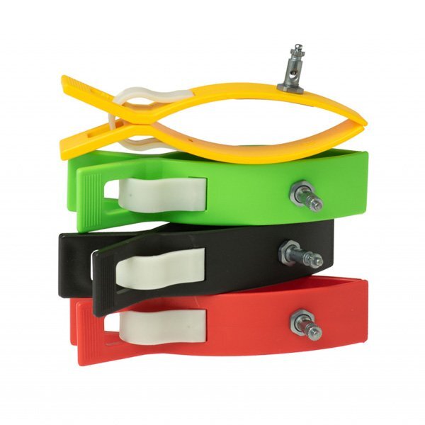 Elektrody EKG klamrowe / klipsowe kończynowe dla dorosłych - plastikowe EKK-1 - 4szt (komplet)