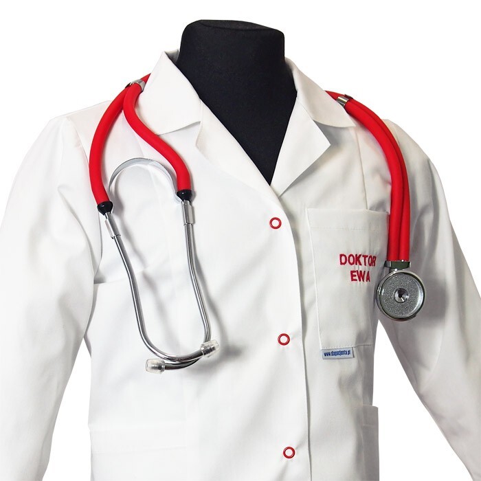 Fartuch medyczny dziecięcy - dziewczęcy