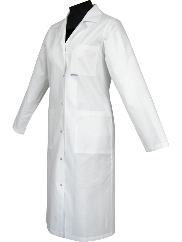 Fartuch medyczny / laboratoryjny bawełniany - damski 100