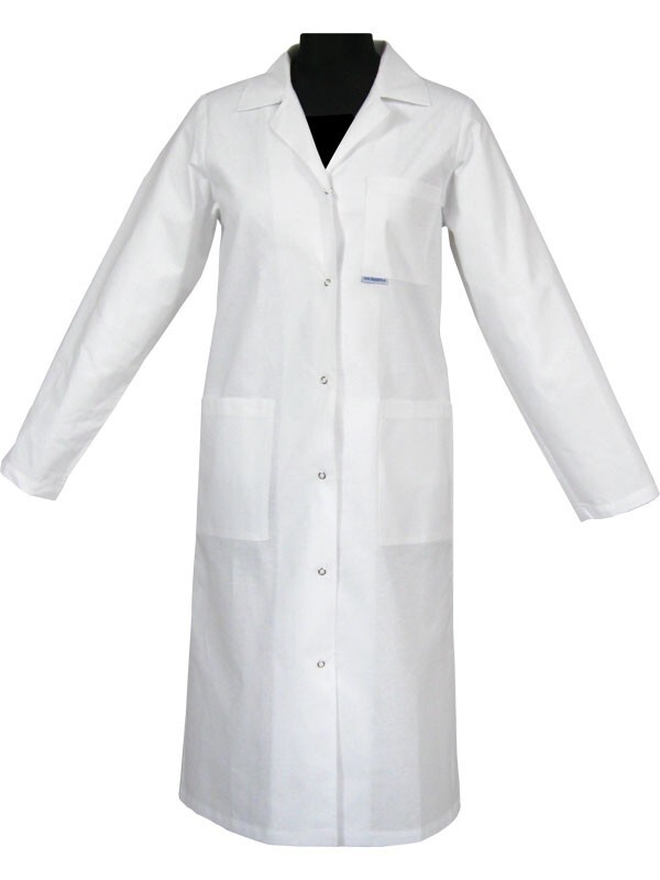 Fartuch medyczny / laboratoryjny bawełniany - damski 100