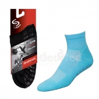 GYM NON-SLIP DEODORANT skarpetki sportowe z powłoką antyopoślizgową - niebieskie