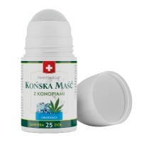 Herbamedicus Swissmedicus Chłodząca Końska maść z konopiami ROLL-ON - 90ml