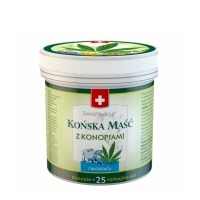 Herbamedicus Swissmedicus Końska Maść z Konopiami Chłodząca - 250ml