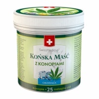 Herbamedicus Swissmedicus Końska Maść z Konopiami Chłodząca - 500ml