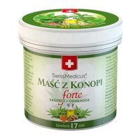 Herbamedicus Swissmedicus Maść z konopi Forte - pielęgnuje swędzącą skórę 125ml
