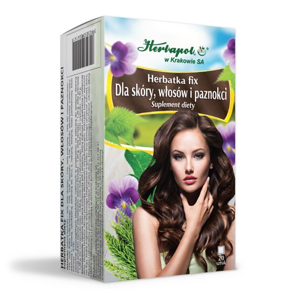 Herbatka dla skóry, włosów i paznokci FIX Herbapol Kraków - 20x2g
