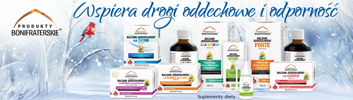 balsam jerozolimski produkty bonifraterskie