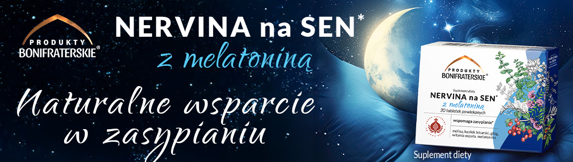 produkty bonifraterskie nervina na sen z melatoniną