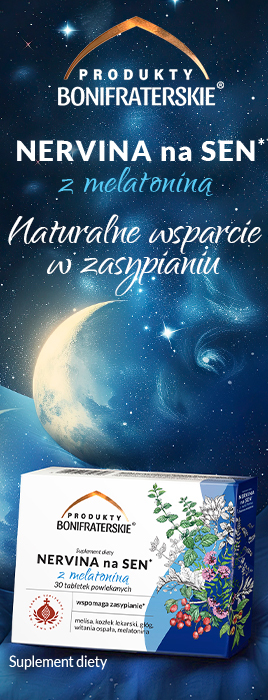 produkty bonifraterskie nervina na sen z melatoniną