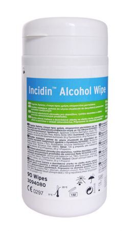 Incidin Alcohol Wipe chusteczki do dezynfekcji wyrobów medycznych - tuba 90 szt.