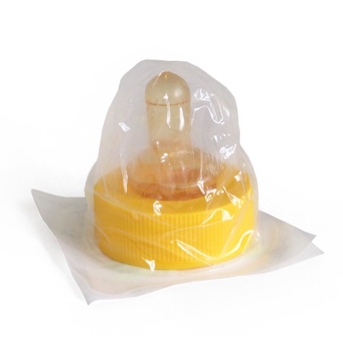 Jednorazowy okrągły smoczek lateksowy NUK MedicPro (mały otwór) do butelek dla niemowląt 0-6 miesięcy 142.004