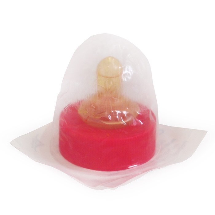 Jednorazowy okrągły smoczek lateksowy NUK MedicPro (średni otwór) do butelek dla niemowląt 0-6 miesięcy 142.020