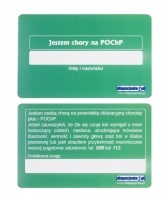 Karta informacyjna Jestem chory na POChP seledynowa