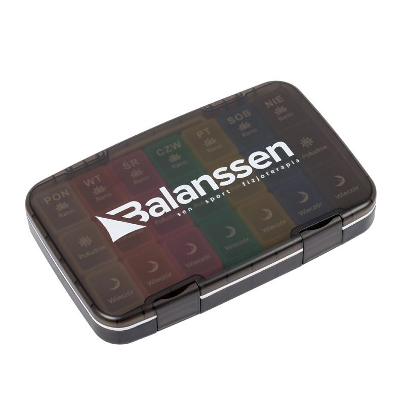 Kasetka na leki - tygodniowa PREMIUM na 3 pory dnia w etui Balanssen