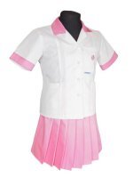 Komplet medyczny dziecięcy (bluza+spódniczka) - dziewczęcy