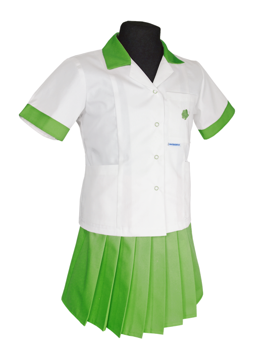 Komplet medyczny dziecięcy elano-bawełna (bluza+spódniczka) - dziewczęcy