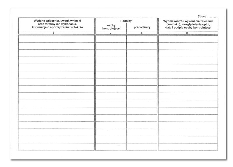 Książka kontroli sanitarnej Ksn-1