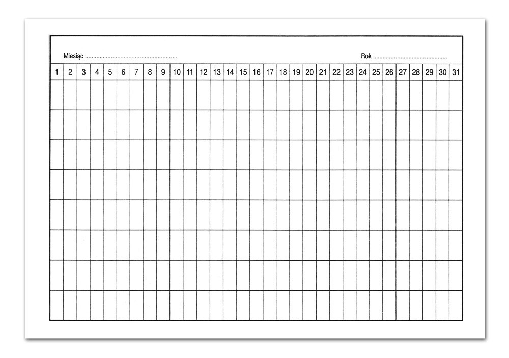 Książka pracy terenowej pielęgniarki Og-10