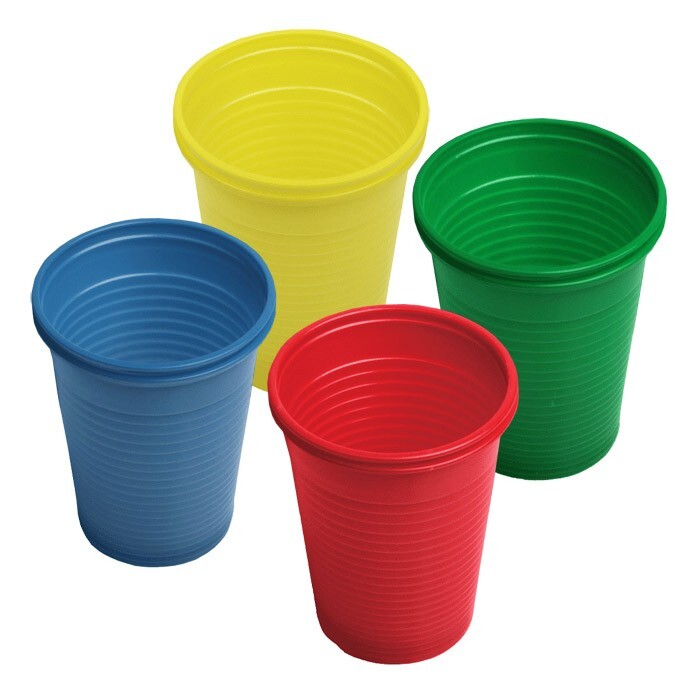 Kubek jednorazowy 200ml - zielony - 100szt.