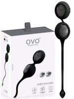 Kulki do ćwiczenia mięśni Kegla Ovo L1A - czarne