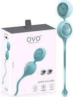 Kulki do ćwiczenia mięśni Kegla Ovo L1A - niebieskie