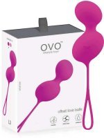 Kulki do ćwiczenia mięśni Kegla Ovo L3 - fuksja