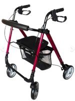 Lekki aluminiowy, składany, 4-kołowy chodzik AT51112