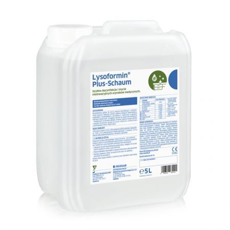 Lysoformin Plus-Schaum do szybkiej dezynfekcji powierzchni 5L