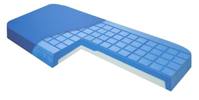 Materac przeciwodleżynowy GOFER Systam Viscoflex® z pokrowcem 90x200x14 cm