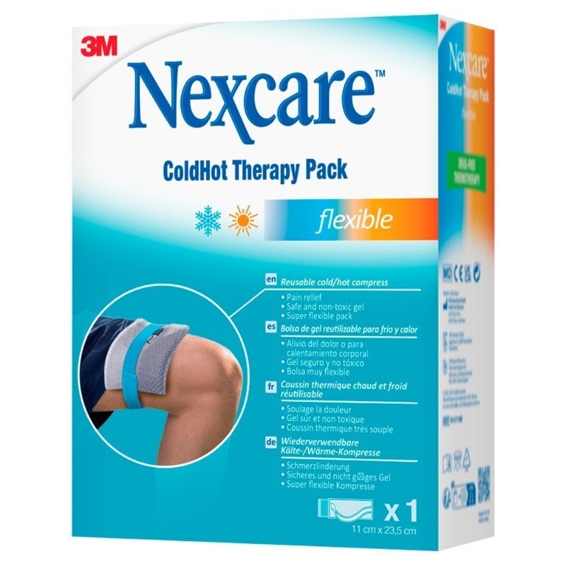 Nexcare ColdHot Therapy Flexible zimno-ciepły okład żelowy wielokrotnego użytku - 11x23,5cm