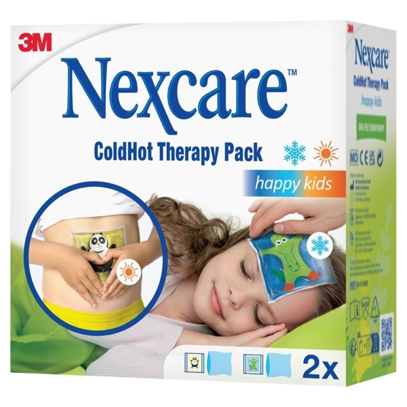 Nexcare ColdHot Therapy Pack Happy Kids zimno-ciepły okład żelowy wielokrotnego użytku - 11 cm x 12 cm