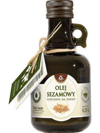 Olej sezamowy - tłoczony na zimno 250ml