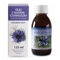 Olej z nasion czarnuszki tłoczony na zimno - 125ml