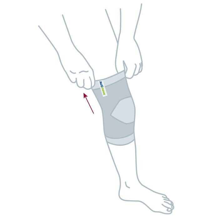 Opaska stawu kolanowego przy zapaleniu stawów Arthritis Care Knee Support ACTIMOVE 75781
