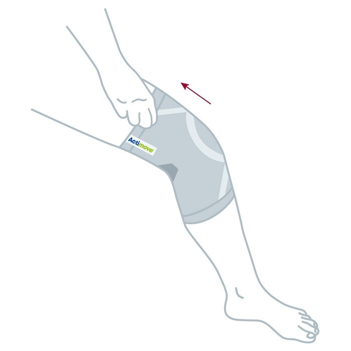 Opaska stawu kolanowego z zabudowaną rzepką Everyday Supports Knee Support ACTIMOVE 75575