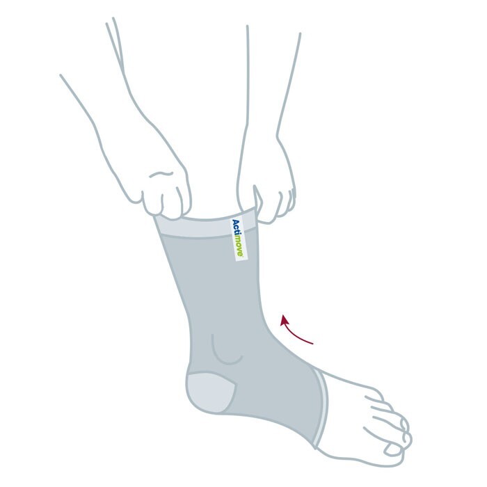 Opaska stawu skokowego przy zapaleniu stawów Arthritis Care Ankle Support ACTIMOVE 75780
