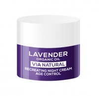 Organiczna Lawenda - Krem nawilżająco-regenerujący przeciwzmarszczkowy na noc - 50ml