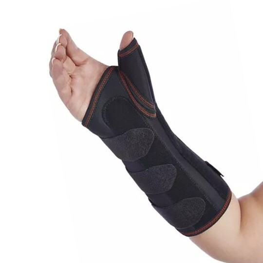 ORLIMAN One Plus Orteza (stabilizator) nadgarstka ze sztywnikami dłoniowymi i kciuka (duże rozmiary) OPL352 - lewy