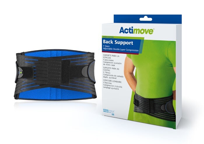 Orteza lędźwiowo-krzyżowa Sports Edition Back Support ACTIMOVE 75541