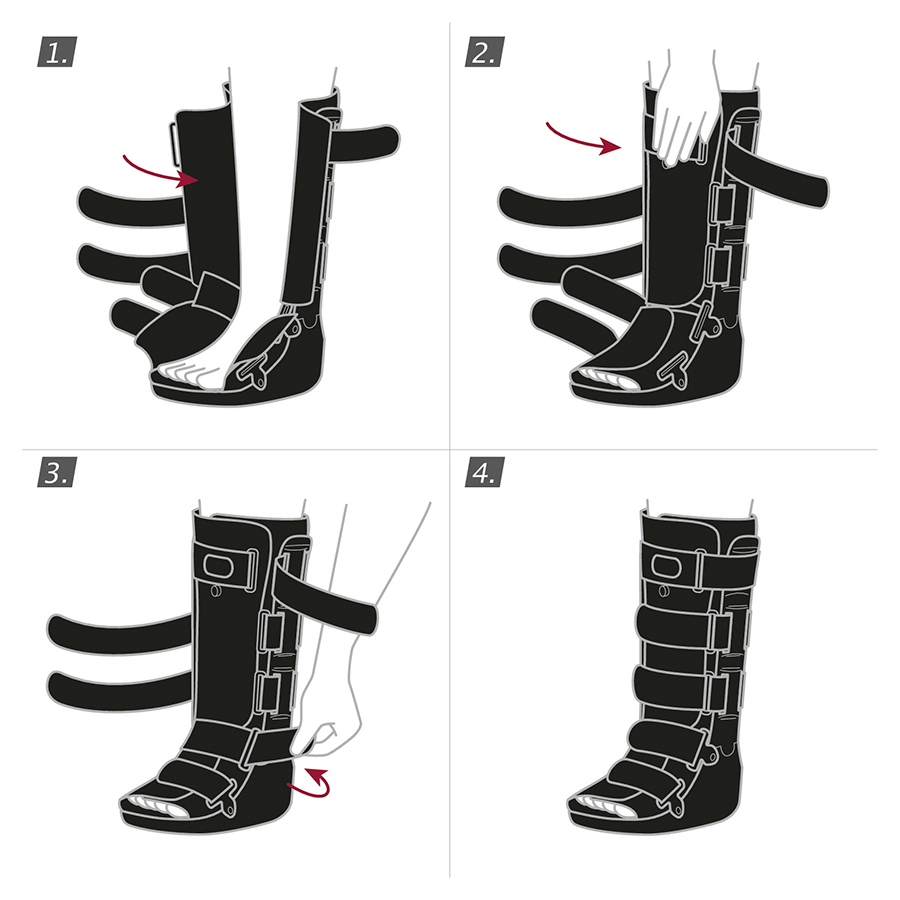 Orteza na goleń i stopę Professional Line Standard Air Walker ACTIMOVE 76272 - wysoka