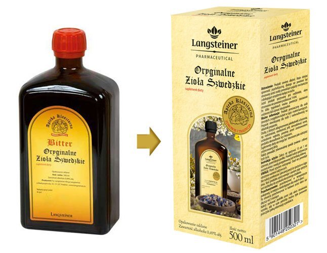 Oryginalne Zioła Szwedzkie (Langsteiner) 500 ml