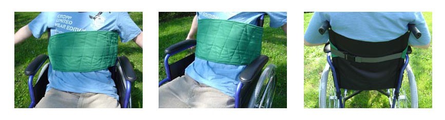 Pas asekuracyjny do wózków inwalidzkich