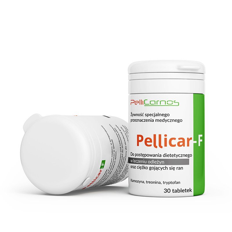 Pellicar-F Żywność specjalnego przeznaczenia medycznego dla pacjentów z odleżynami - 3x30 tabl.