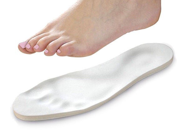 Piankowe wkładki do butów z pamięcią