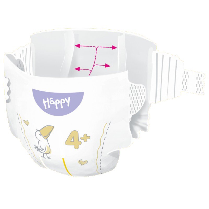 Pieluszki Bella Baby Happy - Maxi Plus (4+) - od 9kg do 15kg - 40szt.