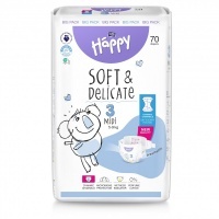 Pieluszki Bella Baby Happy - Midi (3) - od 5kg do 9kg - 70szt.