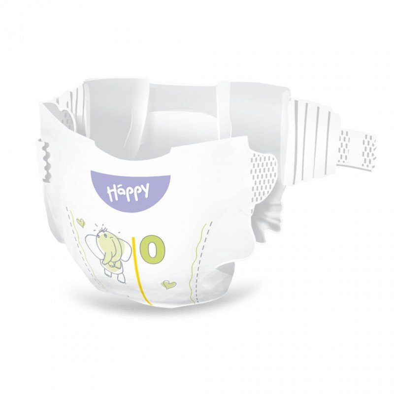 Pieluszki dla wcześniaków Bella Baby Happy - Before Newborn (0) - do 2 kg - 46szt.