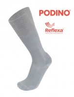 PODINO Reflexa® Diabetic - podkolanówki bezuciskowe, na poprawę krążenia - jasnoszare